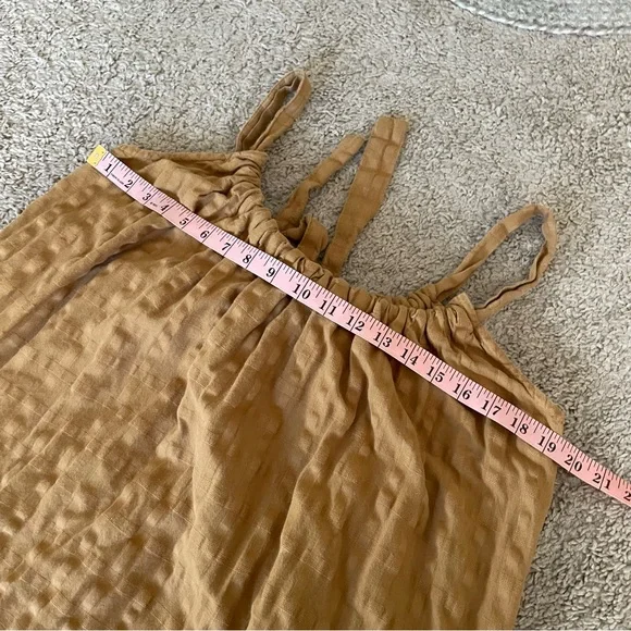 Mara Hoffman Swim Lexi Woven Cotton Midi Dress Trench Tan Brown Size Small - Picture 13 of 14